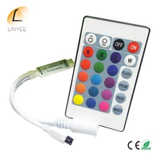 Мини 24key пульт дистанционного управления ИК RGB Светодиодная лента DC 12 В 24 контроллер для SMD 3528 5050 2835 Светодиодные полосы света Мини 24key пульт дистанционного управления ИК RGB Светодиодная лента DC 12 В 24 контроллер для SMD 3528 5050 2835 Светодиодные полосы света