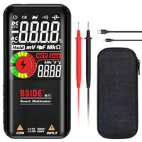 bside multimeter s11 color lcd 9999 counts digital multimeter with rechargeable battery smart dc ac voltage capacitor tester