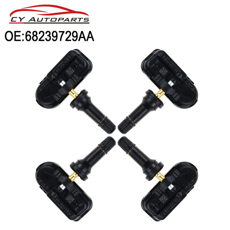 4 шт. 68239729AA новый датчик давления в шинах подходит для 2014-2017 JEEP Cherokee TPMS Датчик 433 МГц