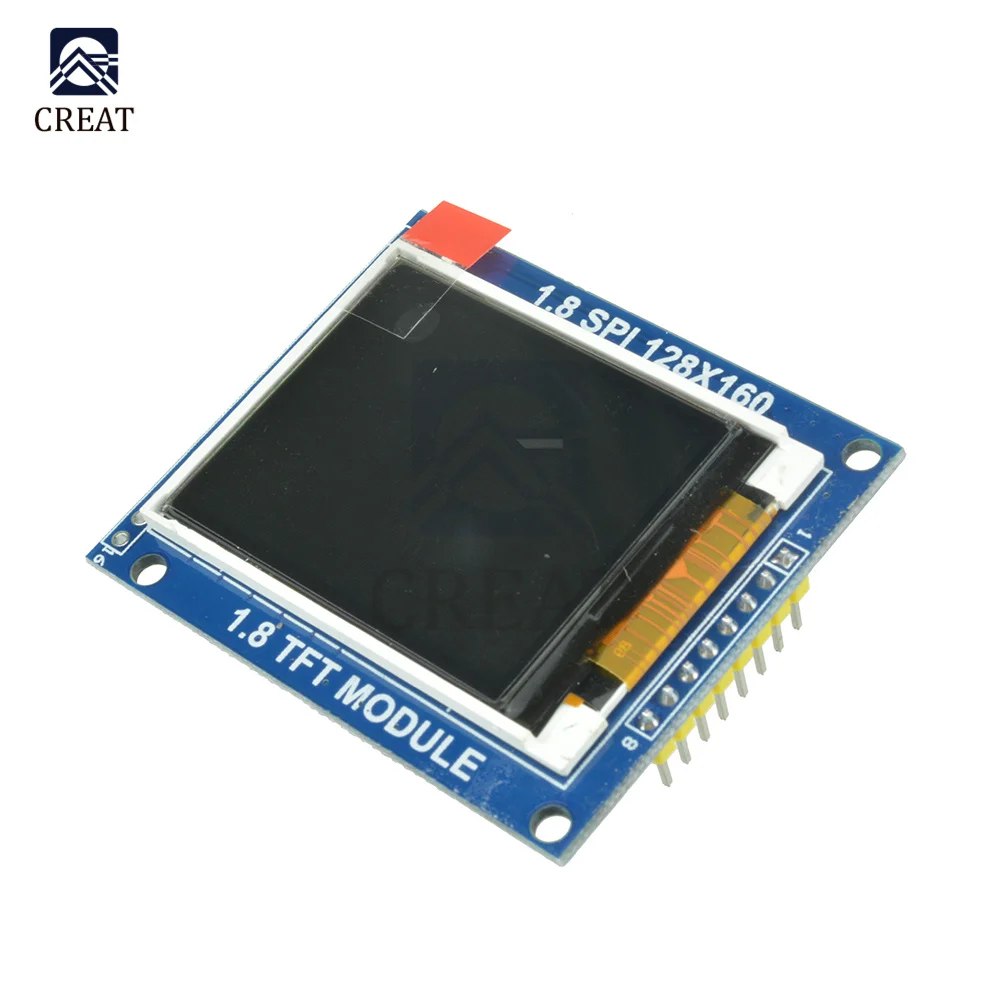 Mini 1.8 Inch Serial SPI TFT LCD Module Display with PCB Adapter IC 128x160 Dot Matrix 3.3V 5V IO Inerface Cmmpatible 1602 5110 |