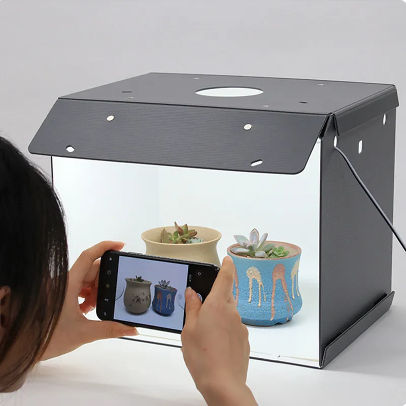 2 панели СВЕТОДИОДНЫЕ мини складные маленькие фото студия Taobao продукт реквизит