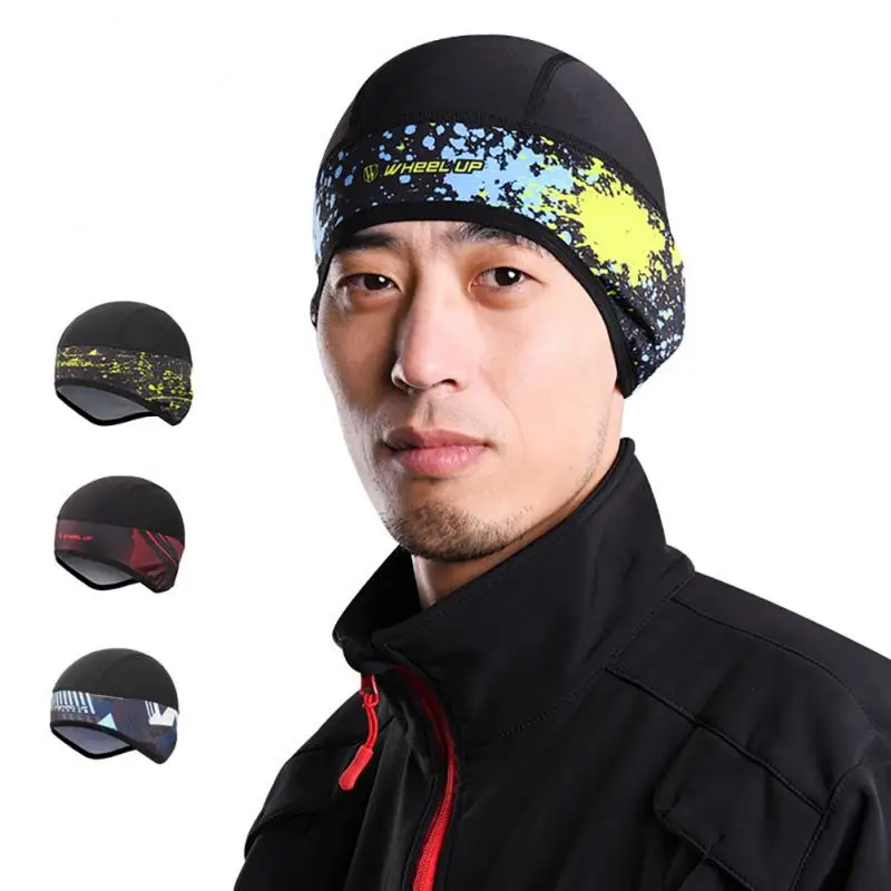 

Wheelup Winter Outdoor Riding Warm Headgear Fleece Cap Thick Warmth Ear Cap Eyeglasses Eye Cap Hole Head Cover Warm Equipment