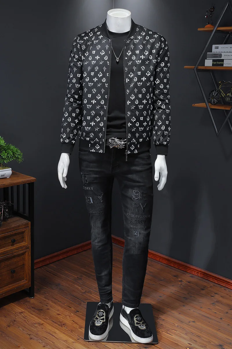 

2021 Fashionable Man Classic Luxury Desinger Mens Coats And Jackets Printed Stylsh Streetwear European Clothing Baseball Bomber