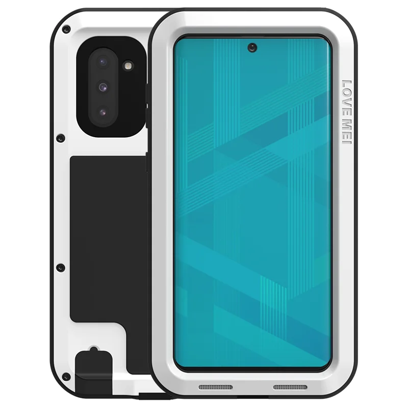

Aluminum Metal Case for Samsung Galaxy Note 10 Lite Pro Heavy Duty Extreme Waterproof Shock Dust Dirt Proof Protection Cover