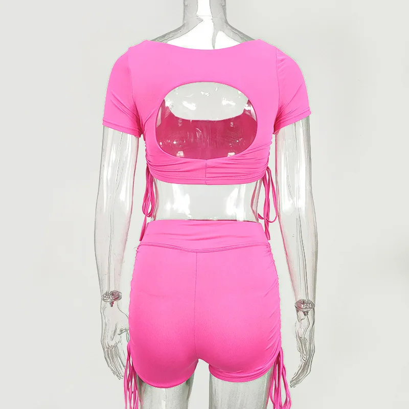 Женский спортивный костюм Pleat Booty комплект из 2 предметов для занятий йогой с