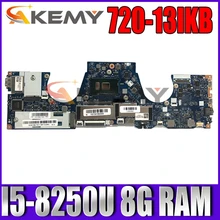 FOR Lenovo YOGA 720-13IKB 81C3 Laptop Motherboard CPU I5-8250U RAM 8GB FRU 5B20Q10907 DDR4  CIZY3 LA-E551P   Tested work OK