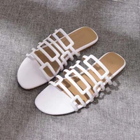 vallu 2020 new listing niche design sense french slippers women wear personality fashion wild temperament sandals travel wear