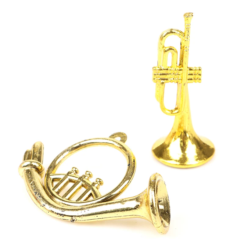 

5Pcs/Set Miniature Musical Instrument Model for 1/12 Dollhouse Action Figures Display Living Room Office Decor Great Kids Gift