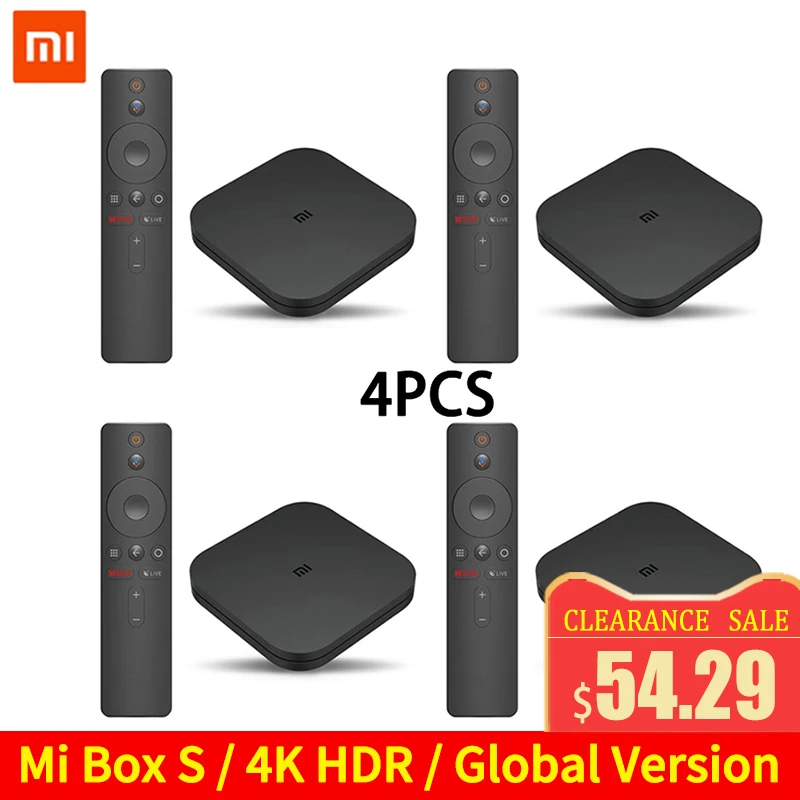 В наличии глобальной Xiaomi Mi TV Box S 4K ТВ-приставка Android 8 1 со сверхвысоким разрешением