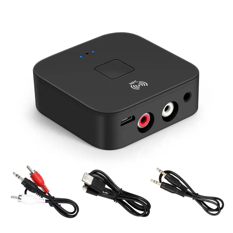 Bluetooth 5 0 приемник 3 мм AUX RCA Jack NFC Hifi беспроводной адаптер и микрофон Handsfree Call