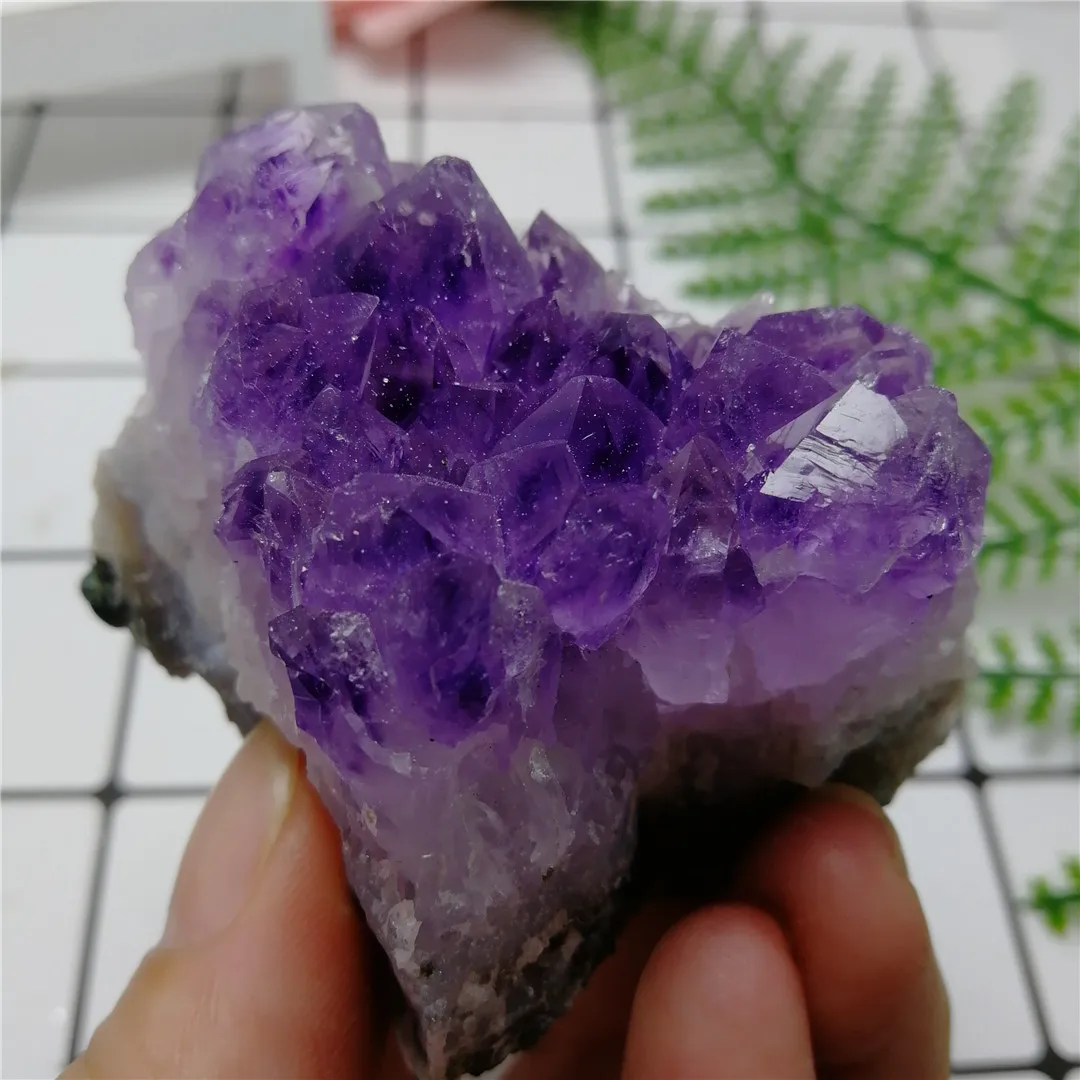 

50-360g High Quality Natural Dream Amethyst Quartz Crystal Cluster Amethyst Geode Specimen Healing