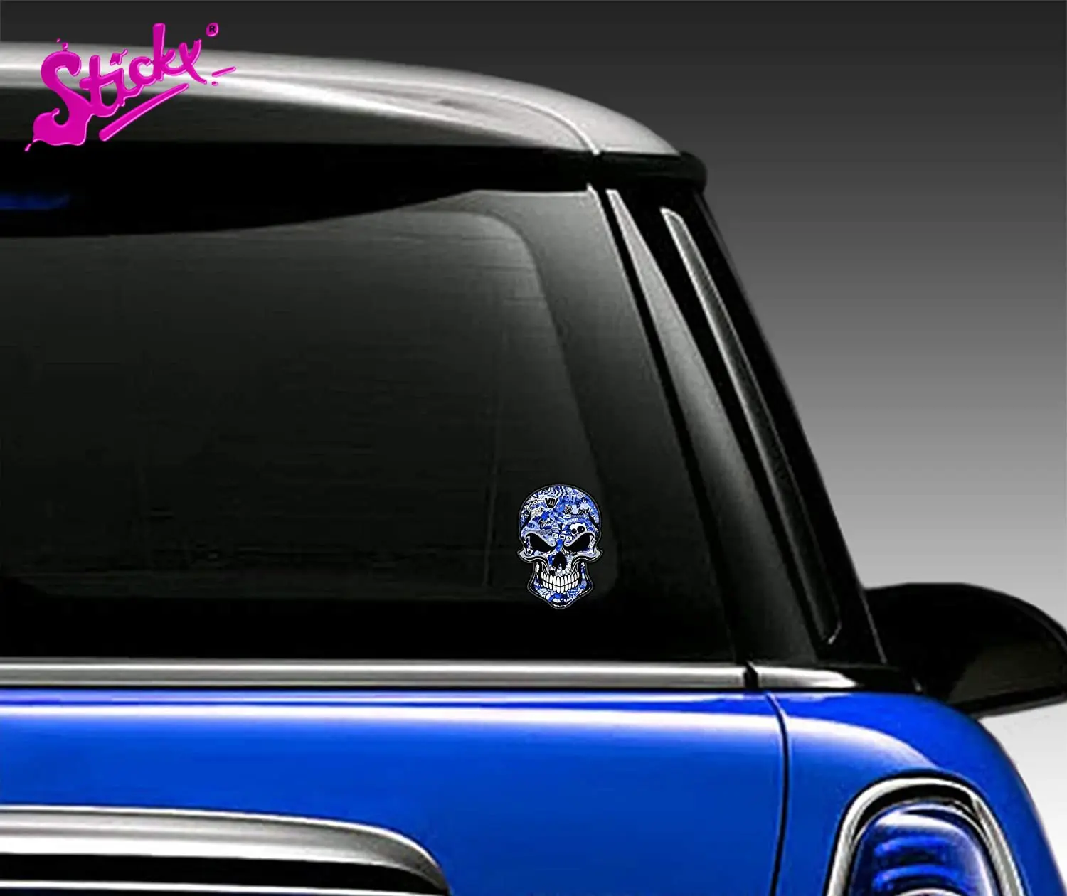 Липкий автомобильный Стикеры наклейки Декор виниловые Skull DC бомба автомобиля