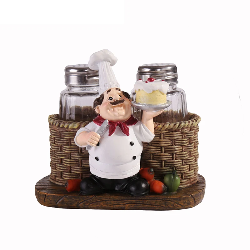 Современный миниатюрный шеф повар для ресторана простые бытовые украшения кухни