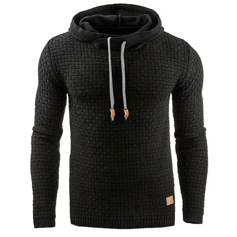 Мужские зимние толстовки с капюшоном в английском стиле свитшот джемпер верхняя