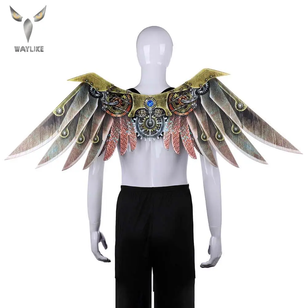 

WAYLIKE Halloween Carnival Stage Props Adult Children Cosplay Punk Blade Wings Stage Performance Props Party Props
