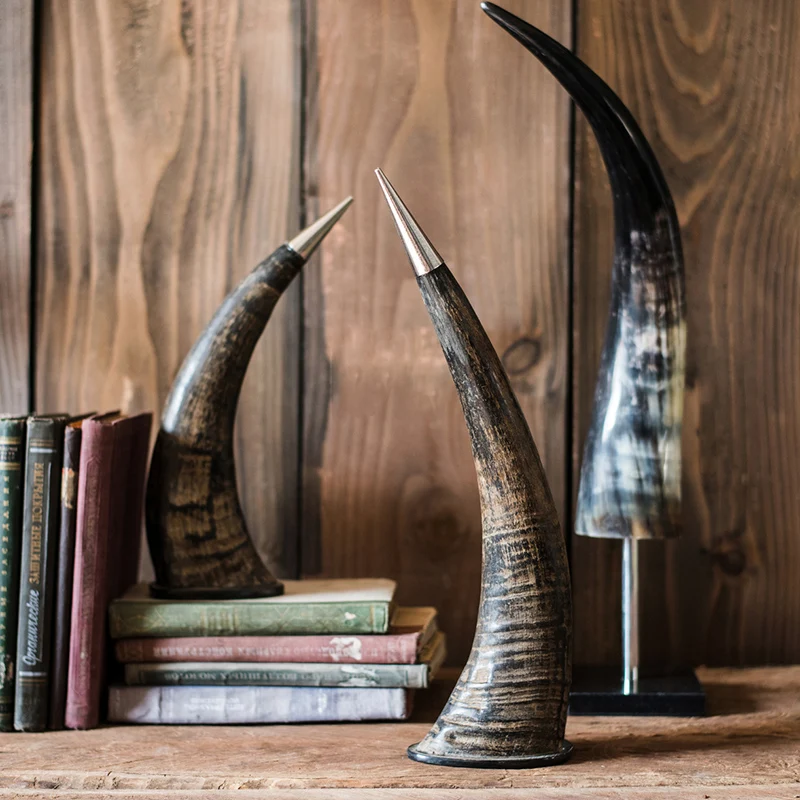 

Imported High-grade Ox Horn Decorative Artworks High-grade Ornaments And Exquisite Gifts