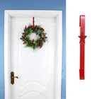Рождественский Декор, яркий, прочный, 11,02*1,97 * дюйма, крючок на заднюю крышку двери, Рождественская вешалка S-образной формы, держатель, украшение
