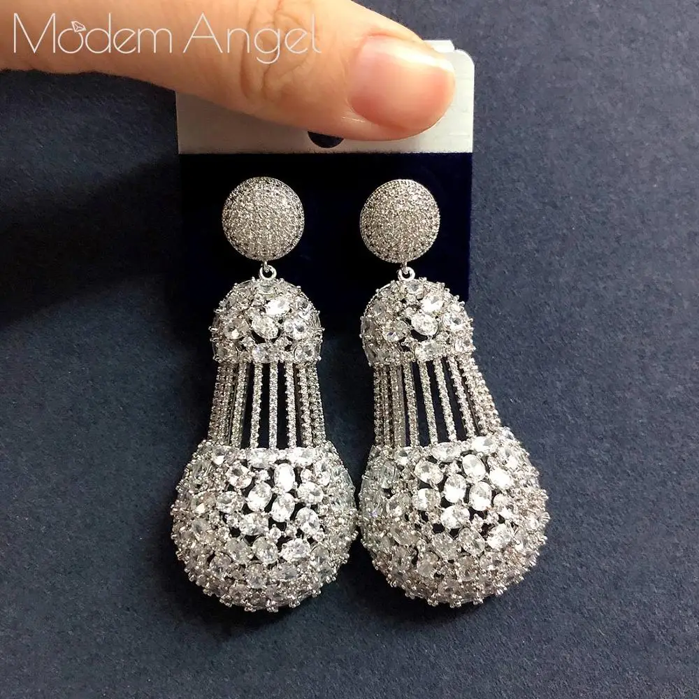 ModemAngel известный бренд дисковые шары Роскошные нигерийские серьги ювелирные