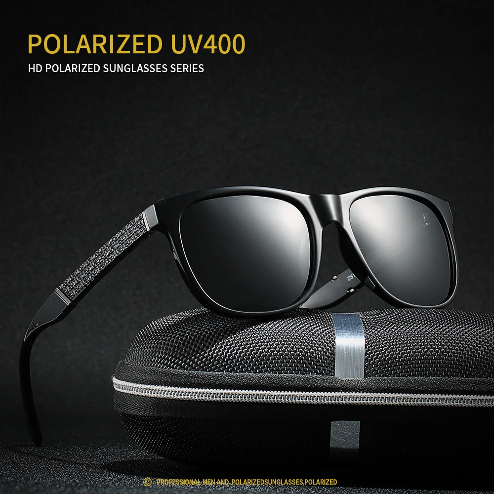 Круглые поляризационные солнцезащитные очки для вождения мужчин и женщин