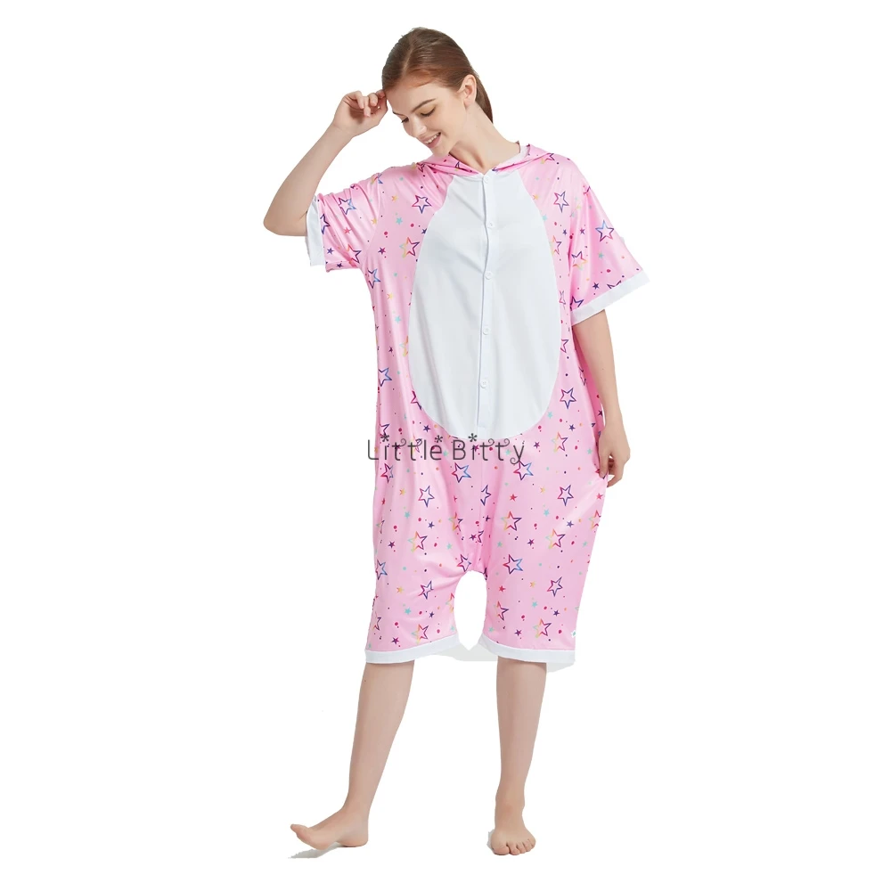 Кигуруми пижамы для мамы и детей комбинезон милая цельная Пижама пижама с