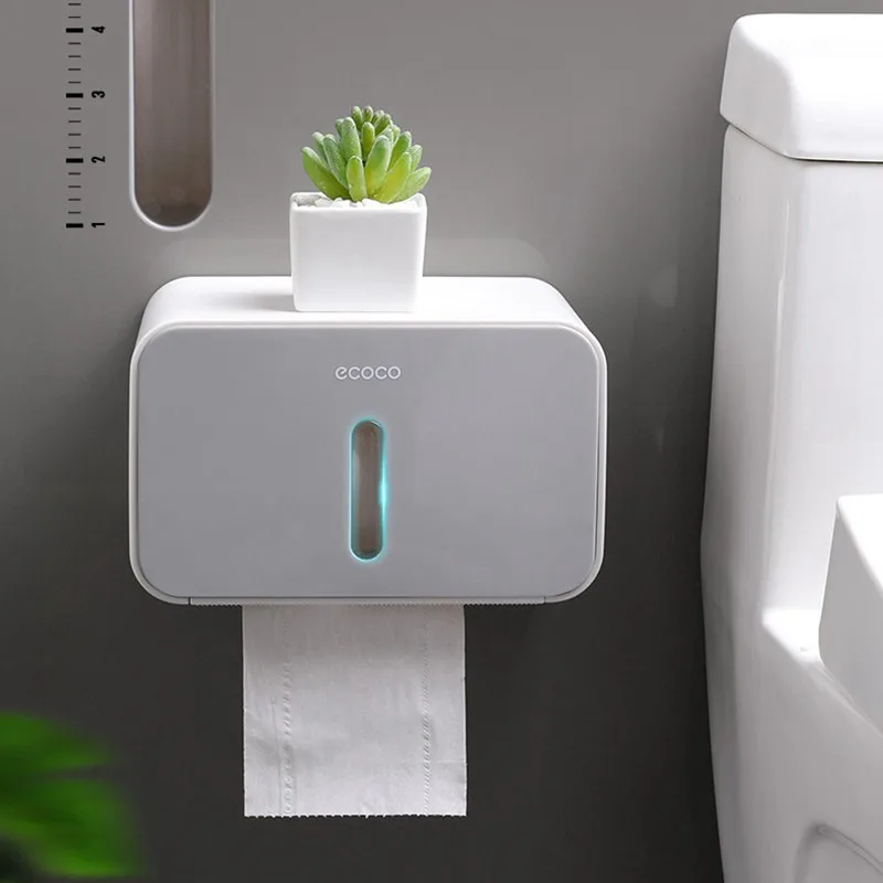 Водонепроницаемая коробка для салфеток ECOCO настенный держатель рулона бумаги