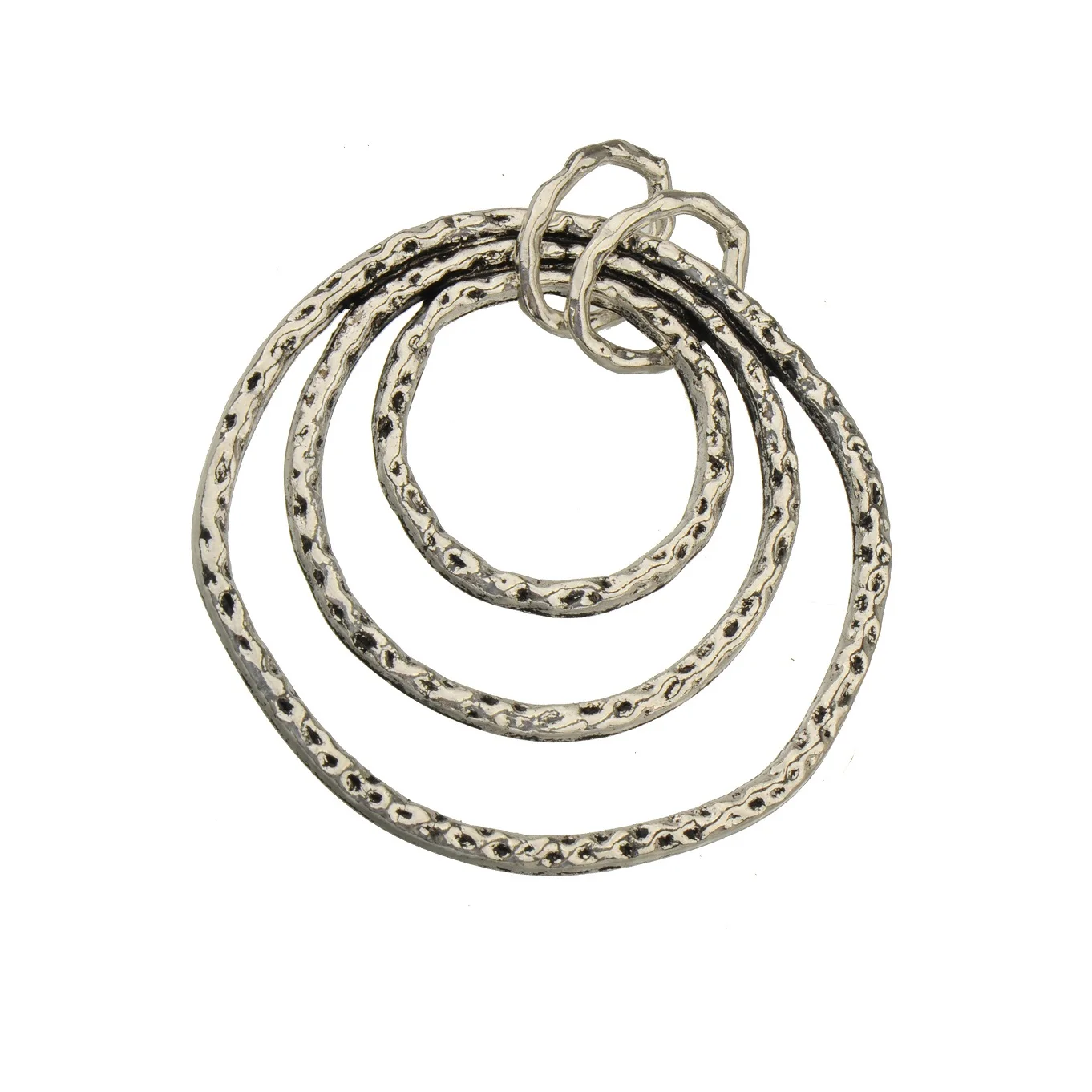 Подвески Серебряные в ретро стиле для ожерелий сделай сам веревка с открытым