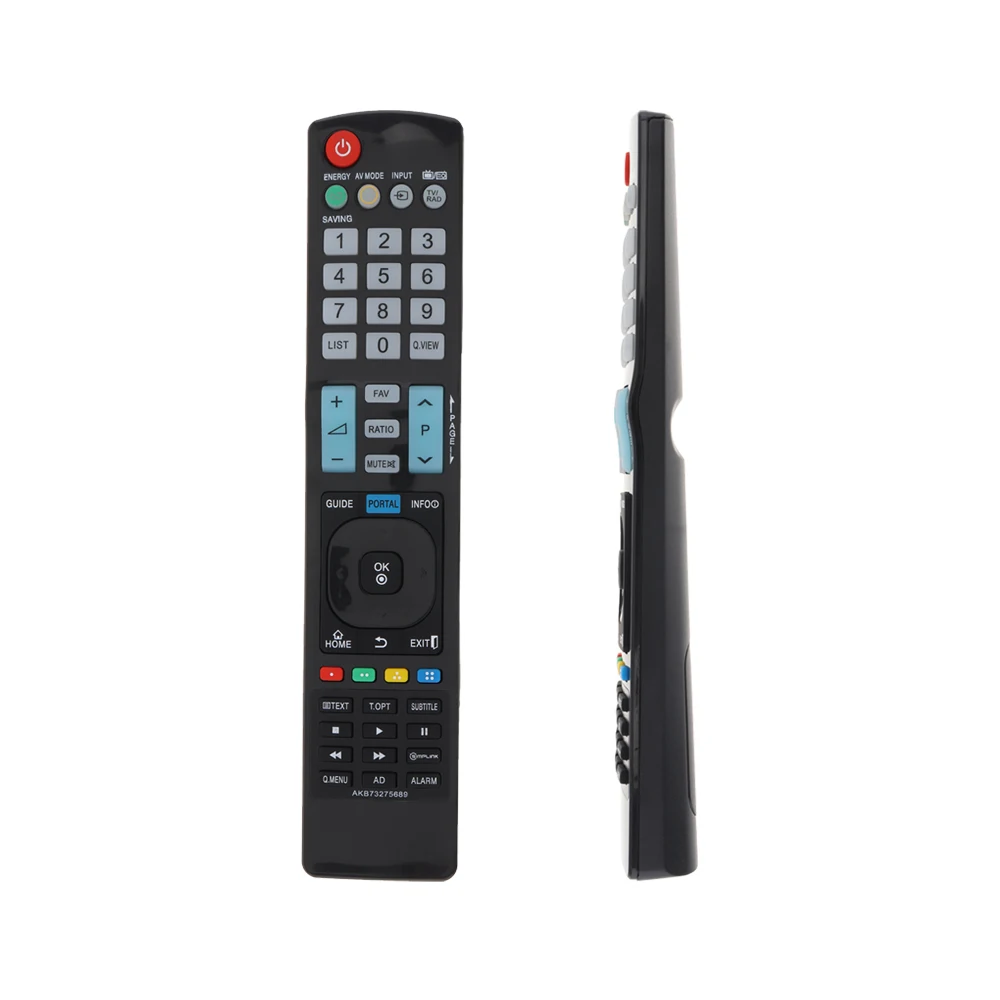 

Black IR 433MHZ AKB73275689 Replacement ABS TV Remote Control with 10M Long Remote Control Distance Distance Fit for LG TV