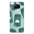 Пленка с милым рисунком 3 м для POCO X3 NFC, чехлы, наклейка, пленка для Xiaomi Poco X3 Pro, защита крышки, устойчивые к царапинам, прочные наклейки