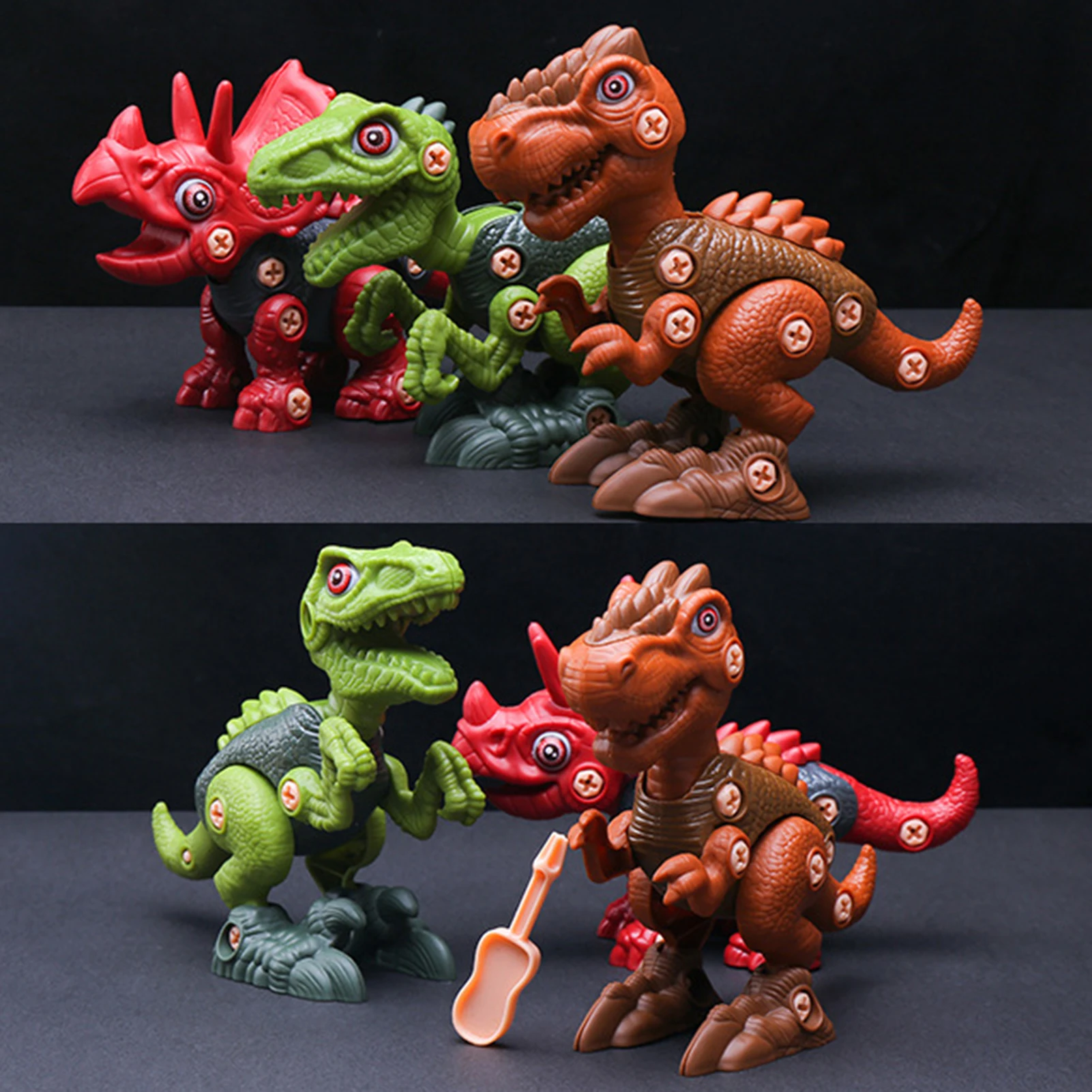 Привлекательный практичный и удобный интерактивный детский динозавр гайка