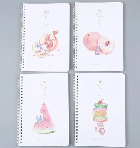 

1 шт. A5 прекрасный цветок, растение, свадебная брошь со спиральными катушками дневник на канцелярские принадлежности Дневник для английский...