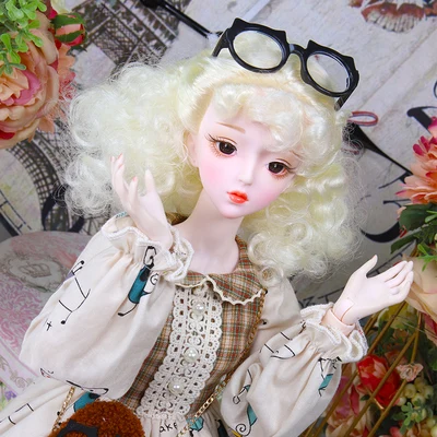 Marshmallow DBS 1/3 BJD Macchiato, ChengMingLan 12 Китайский Зодиак механические соединения тела, включая волосы, глаза, одежда 62 см высота девочек ледяной, SD - Цвет: Marshmallow