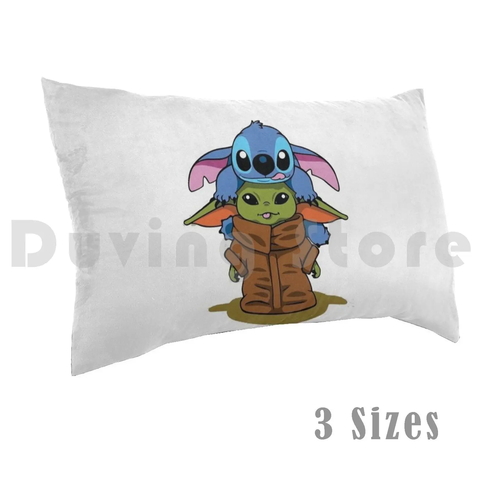 

And Friend 3 Art Pillow Case DIY 50x75 Hawaii Scrump Lilo And Experiment 626 Angel Aloha And Angel 626 Cartoon