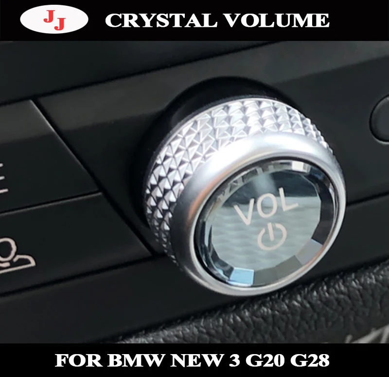 

for BMW 3 Series G20 G28 Z4 G29 X5 G05 X6 G06 X7 G07 8 Series G14 G15 G16 Crystal Radio Volume Button Knob Switch Cover