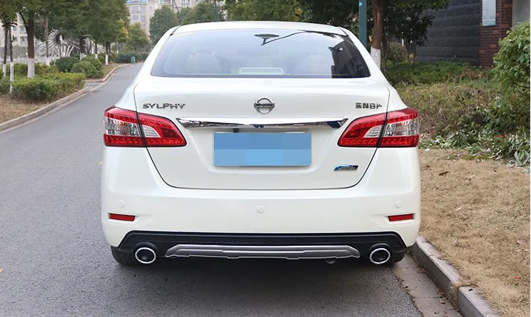 Спойлер 2012 2015 для Nissan Sentra ABS задний спойлер переднего бампера защитные