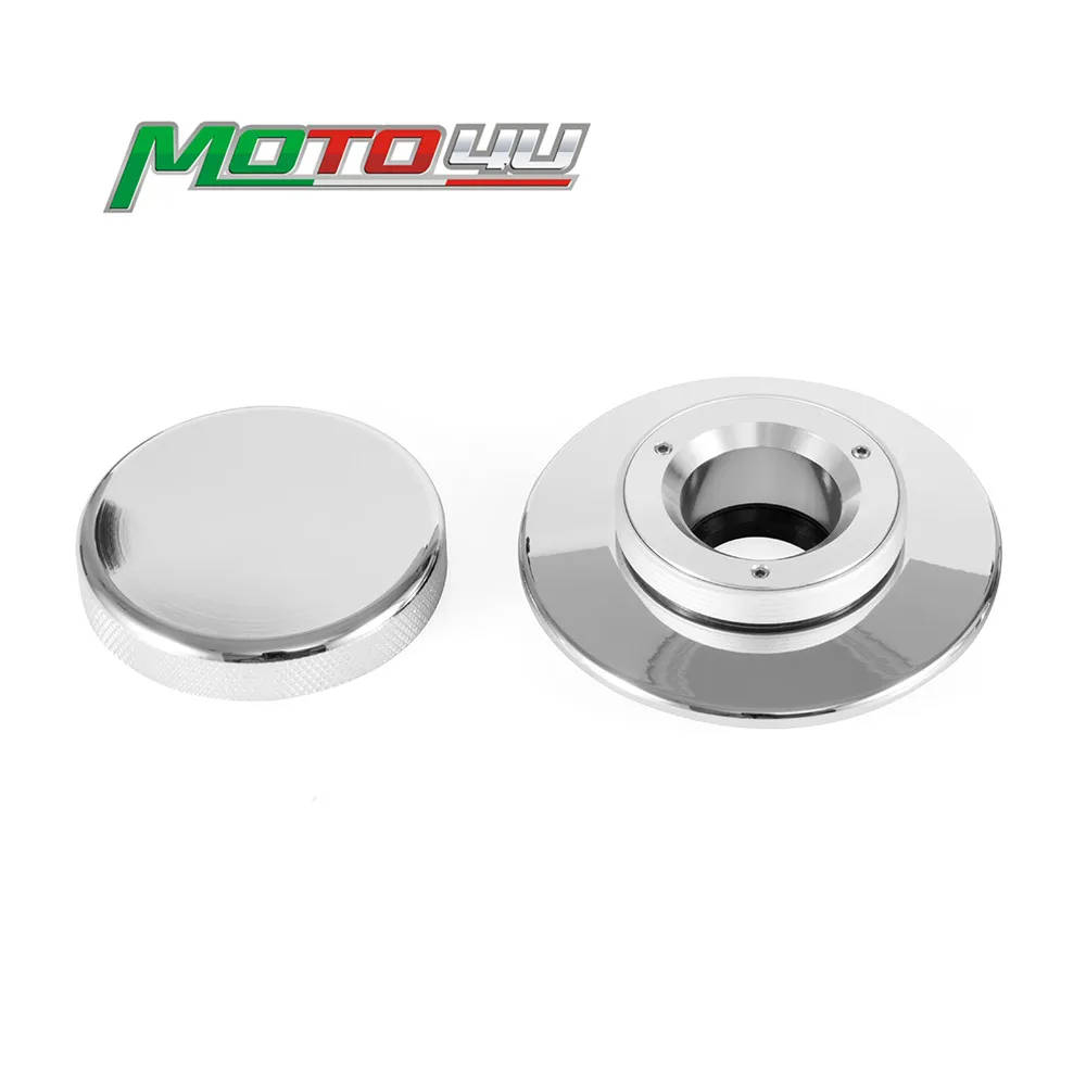 Новая крышка для бензинового топливного бака мотоцикла глянцевая алюминиевая BMW