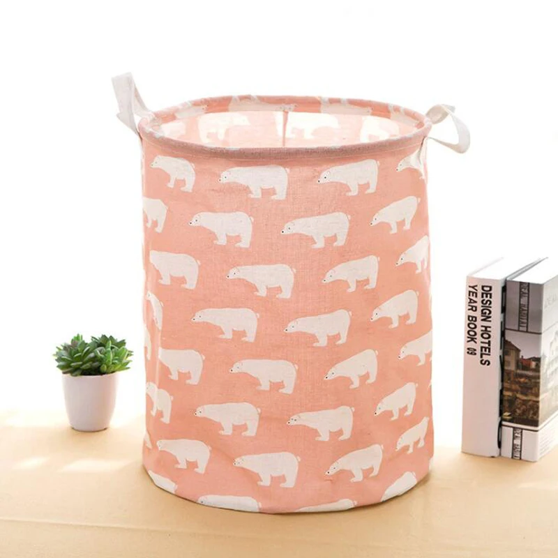 Креативные детские игрушки органайзер для хранения Контейнер бочка Складная