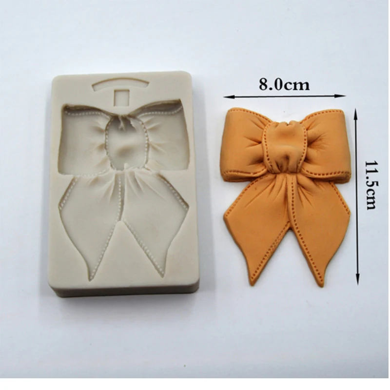 Bow The New Bow Silicone Mold Bow Tie Shape Chocolate Baking Tool Cake Decoration enlarge