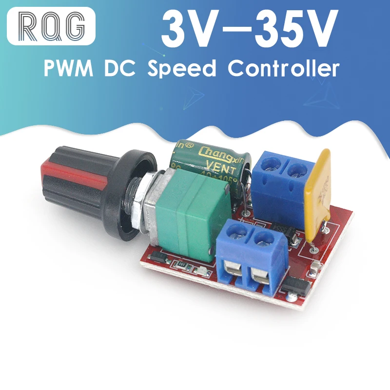 Hot Sale Mini 5A PWM Max 90W DC Motor Speed Controller Module 3V-35V Control Switch LED Dimmer | Обустройство дома