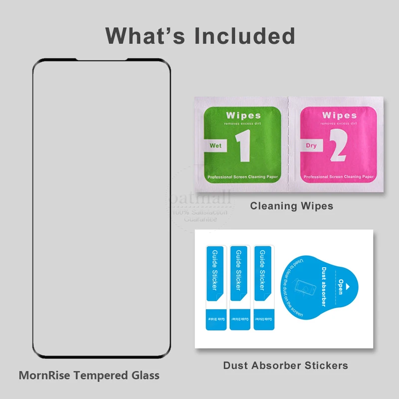 Закаленное стекло с полным покрытием для Oneplus 7T 2 шт. | Мобильные телефоны и