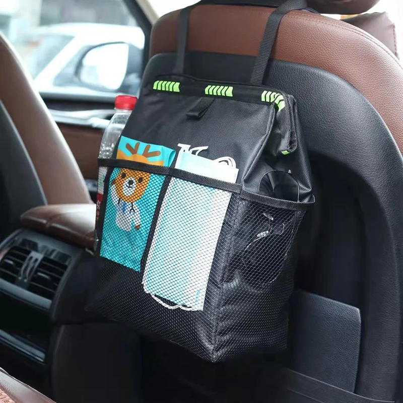 New Hot Foldable Hanging Car Garbage Bag Portable Waterproof Trash Can Multifunctional Large Capacity Storage | Автомобили и