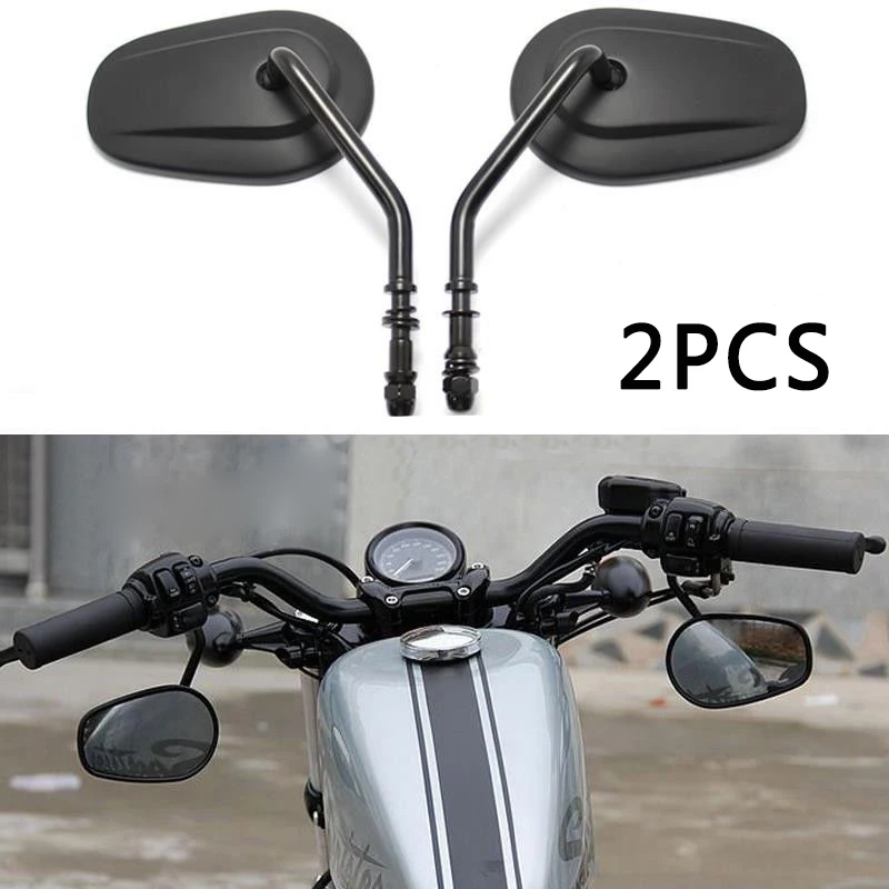 Мотоцикл мотобайк боковые зеркала заднего вида для Harley Sportster Heritage Softail Dyna Замена боковые Горячие 2 шт