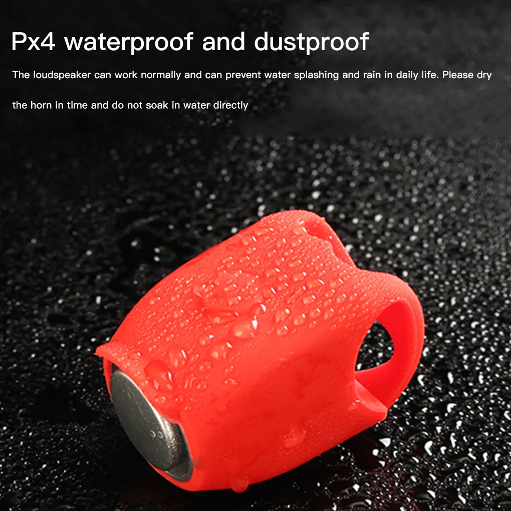 

Electric Bike Alarm Ring Cycling Mini Silicone Loud Warning Alarm Siren Bell Electric Horn MTB Road Cycling Handlebar Bells