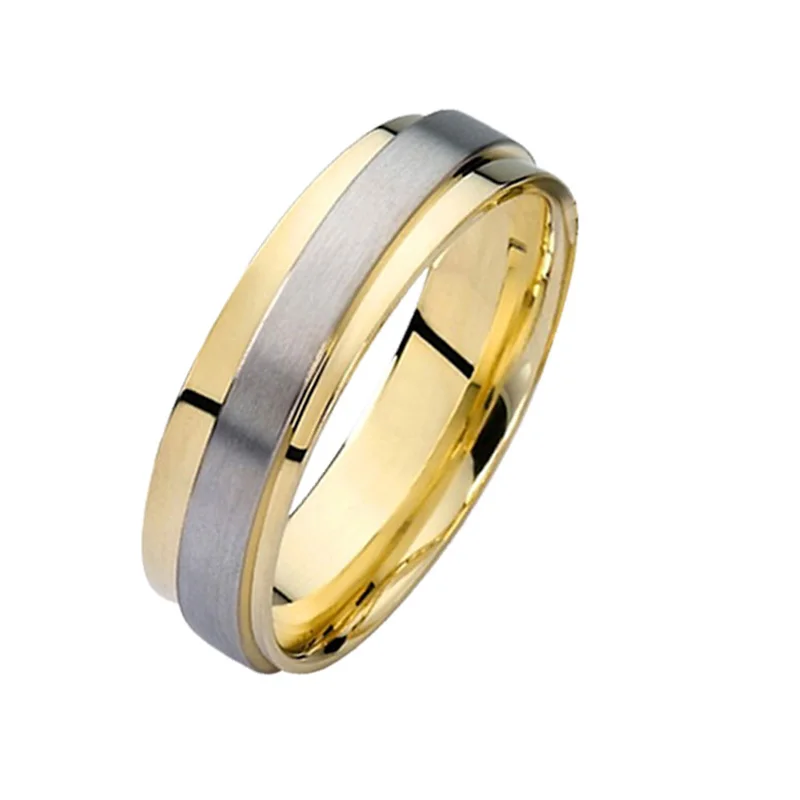 men TC001 Ladies Love Альянс обещание обручальные кольца набор для обувь для мужчин и женщин Золотой Цвет из нержавеющей стали для него и для нее Брак Обручальное кольцо - Цвет основного камня: men TC001