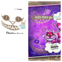 cheshire cat smile 2021 arrival new metal cutting dies scrapbook diary decoration stencil embossing diy greeting card handmade