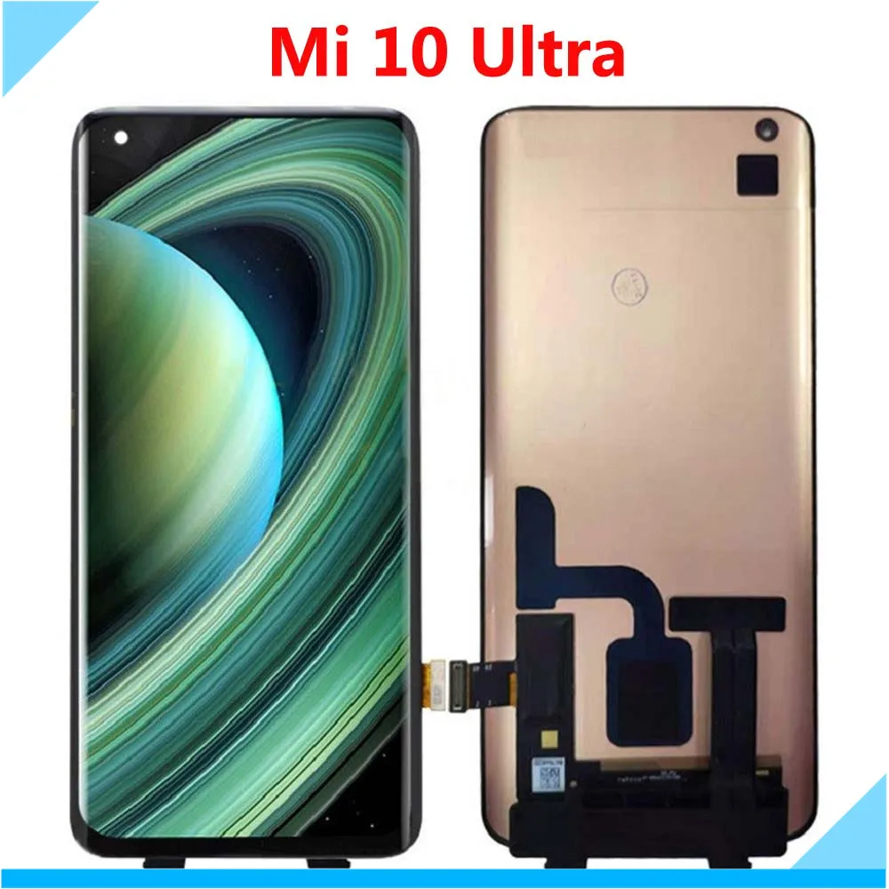 Pantalla LCD AMOLED de 6,67 pulgadas para XIAOMI MI 10, montaje de digitalizador con Panel t&aacute;ctil, piezas de repuesto-0