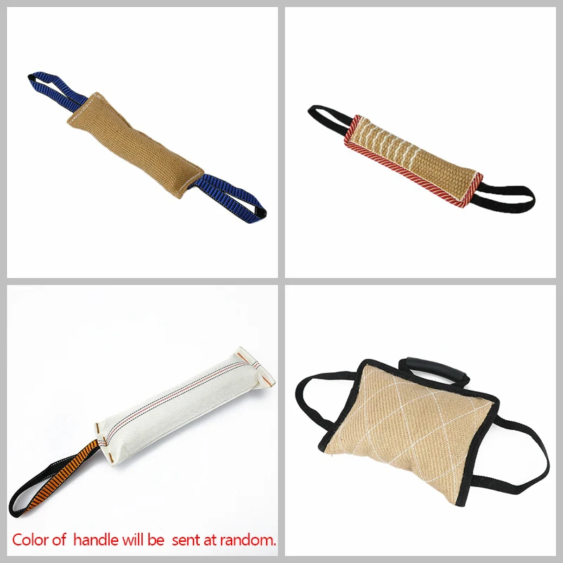 Тренировочная втулка для укуса собаки с 2 веревочными ручками тренировок малинуа