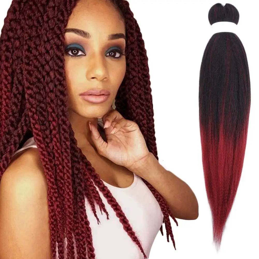 

20 Inch Pre Stretched Braiding Hair Ez Braid Hair Synthetic Crochet Braiding Hair Extensions