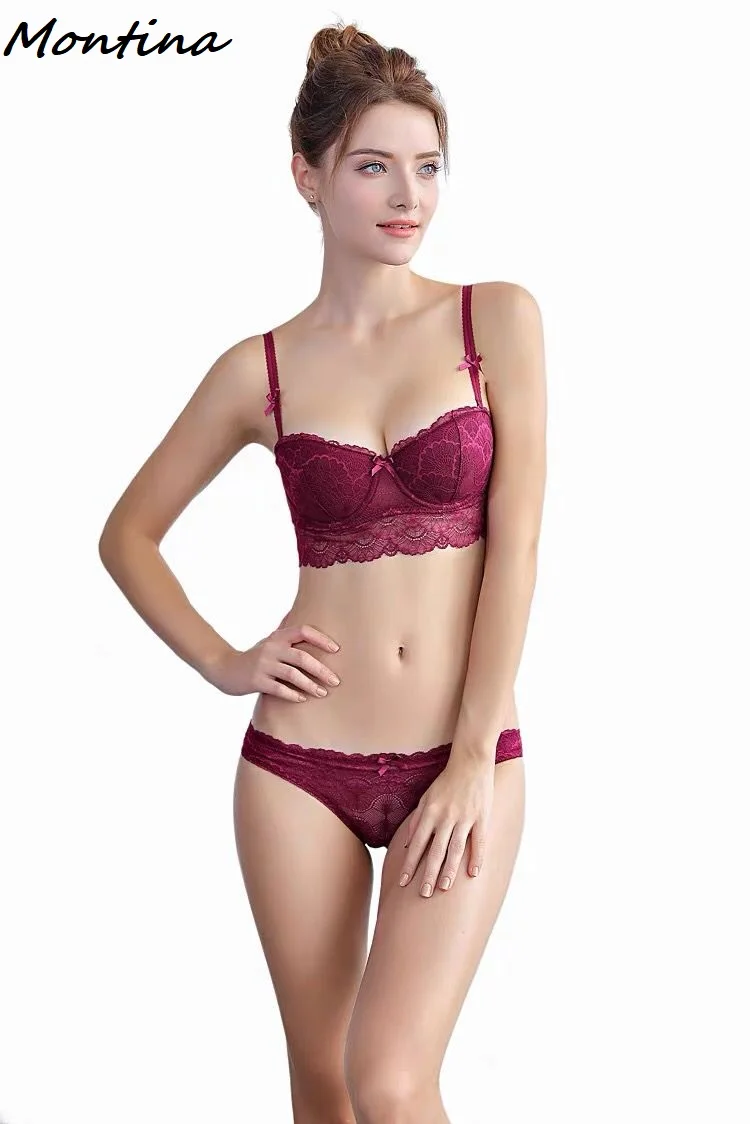 Комплект нижнего белья женский из бюстгальтера и трусиков|Комплекты белья| |