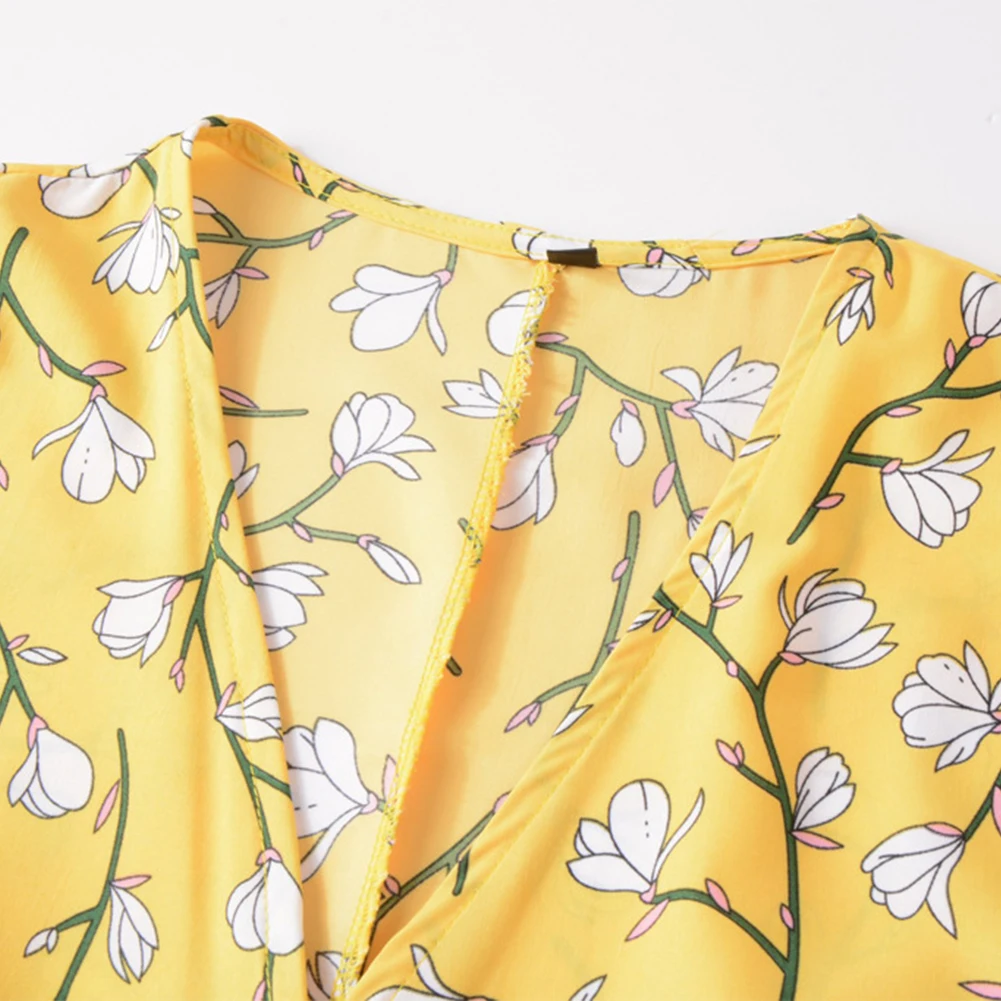 Миди с принтом праздничное сексуальное пляжное платье повседневное со шнуровкой