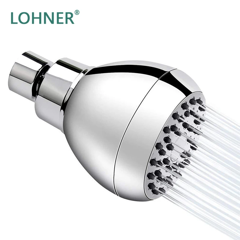 

Lonher 3-дюймовая хромированная насадка для душа высокого давления, насадка для душа, насадка для душа